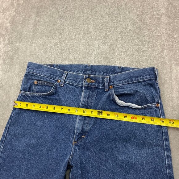 Lee Riders Vintage Men's Denim Straight Jeans Size 38x30 Union Made in the USA - Picture 6 of 13